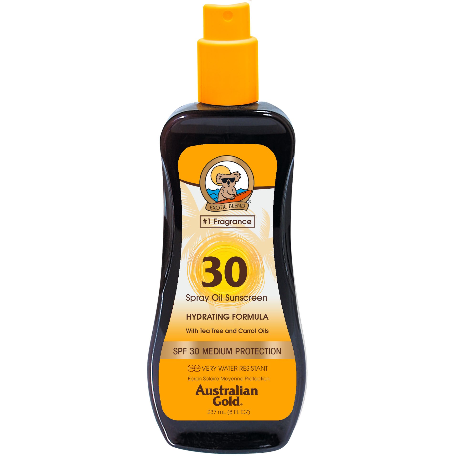 Bilde av Australian Gold Spf 30 Carrot Intensifier Oil Spray 237 Ml