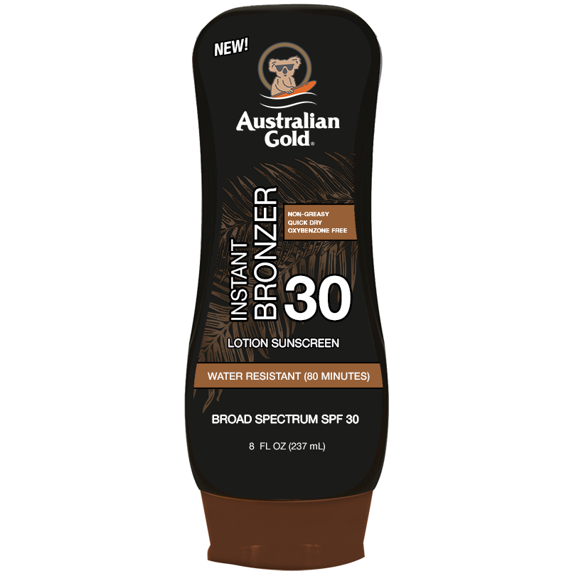 Australian Gold SPF30 Lotion With Bronzer 237 ml Australian Gold SPF30 Lotion With Bronzer 237 ml