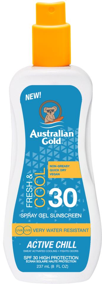 Australian Gold SPF 30 Spray Gel Fresh & Cool