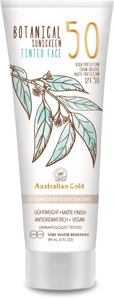 Australian Gold SPF 50 Botanical Tinted Face Light 88 ml
