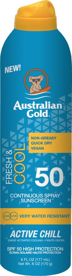 Australian Gold SPF 50 Continuous Spray Fresh & Cool 177 ml