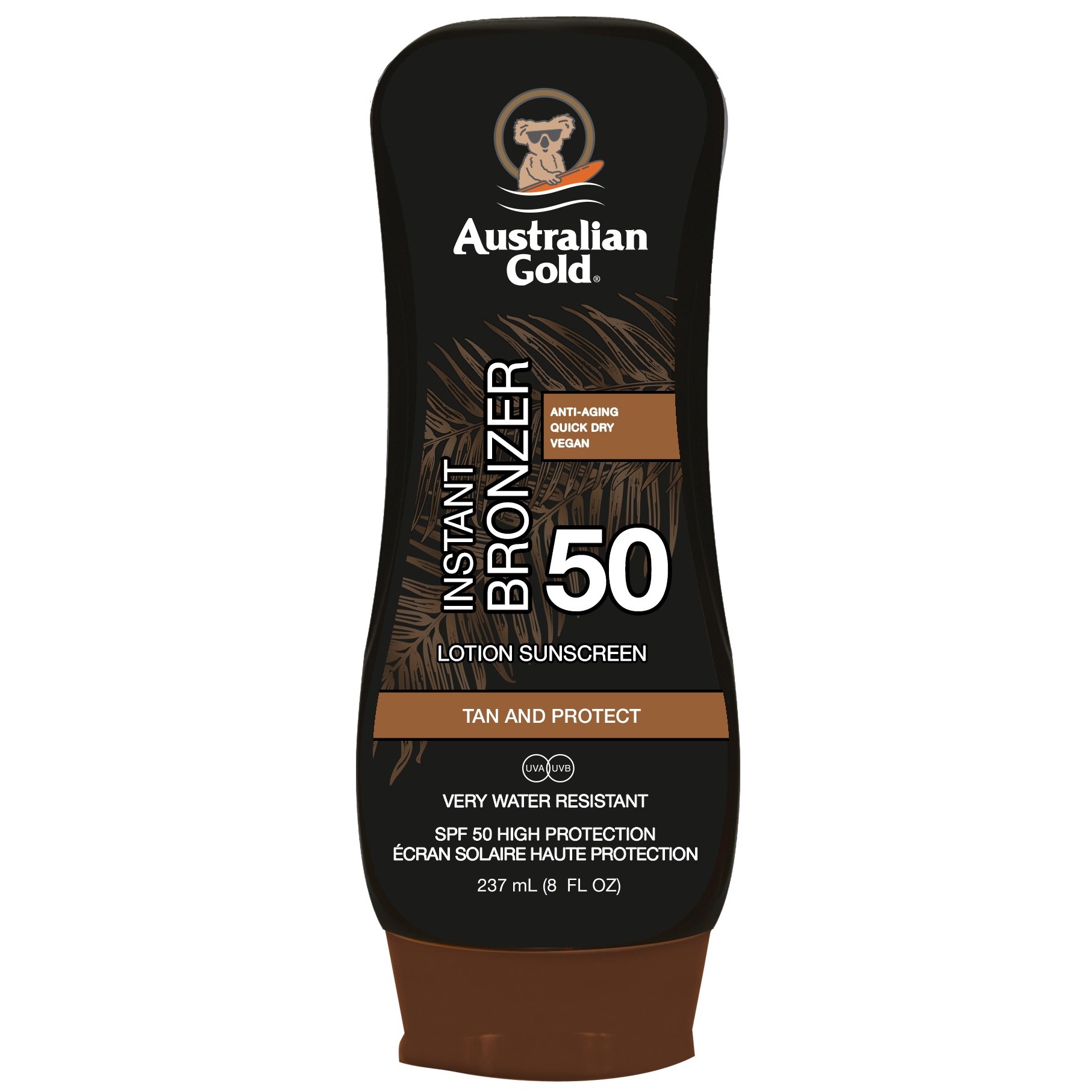 Australian Gold SPF50 Lotion With Bronzer 237 ml billede