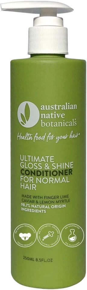 Australian Native Botanicals Ultimate Gloss & Shine Conditioner - Normal Hair (green) 250 ml