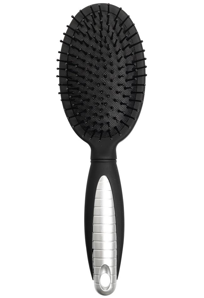 Avalea Hairbrush matte black/silver 24,5cm