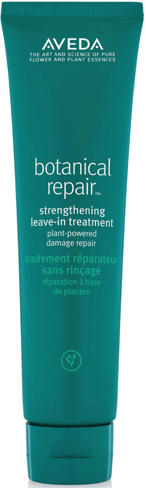 Sininen Aveda botanical repair -hoitoliuotin hoitava hoitoaine hiusten vaurioihin.