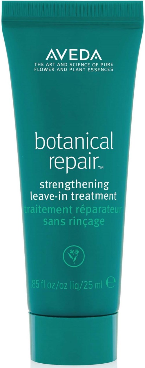 Vesivärihtava Aveda Botanical Repair vahvistava hoitotuote 25 ml, tekstiä ja pieni logo.