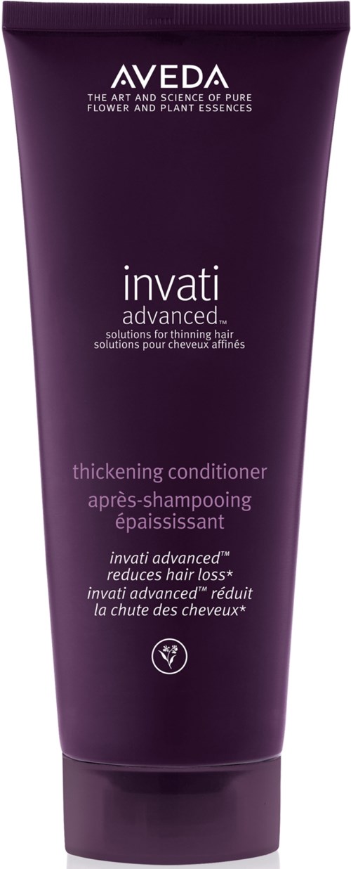 Lilla tube med Aveda Invati Advanced – tykknende balsam for tynt hår.