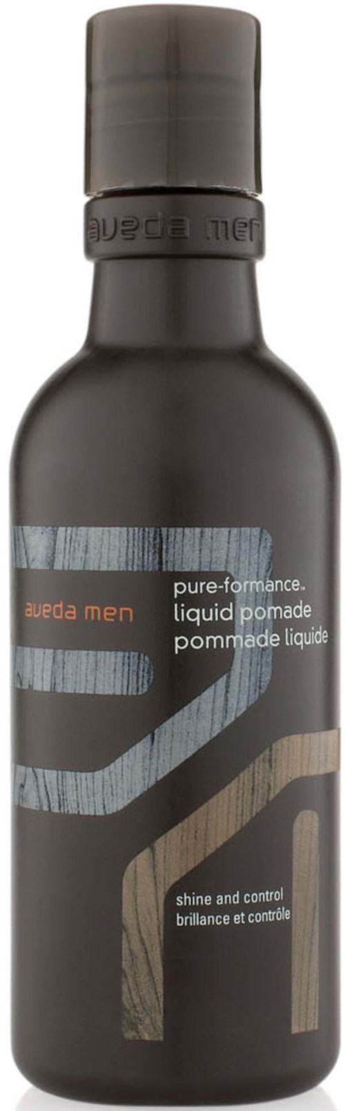 Musta pullo miesten hiusvahailla, harmaa korkki ja modernin etikettisuunnittelun.