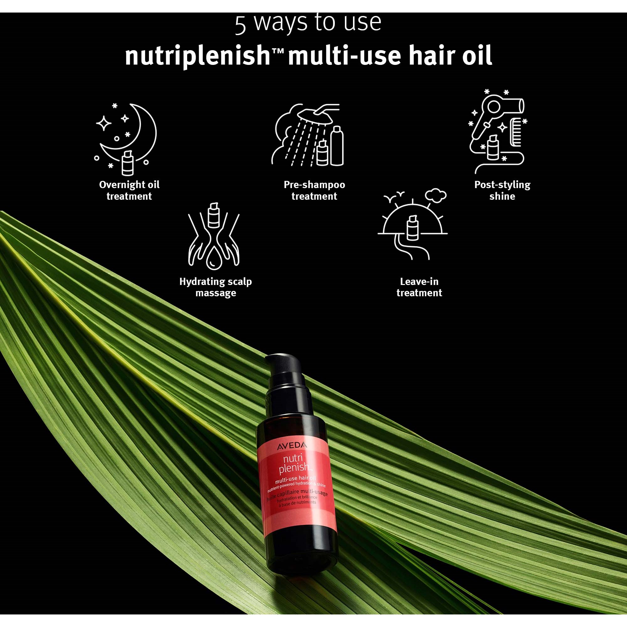 AVEDA Nutriplenish Olejek do włosów 30 ml (obrázok 4)