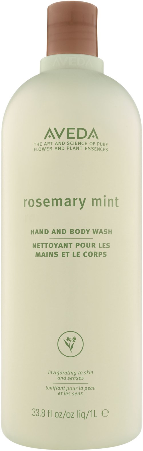 AVEDA rosemary mint cheapest hand and body wash 33.8 fl oz/ 1L