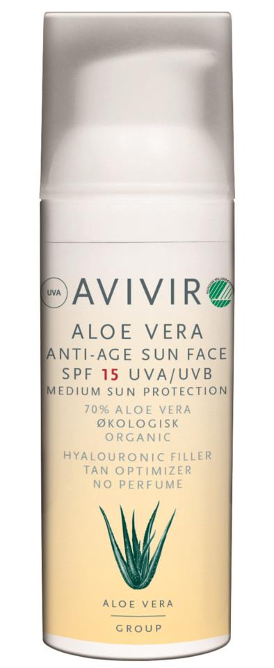AVIVIR Aloe Vera Anti-Age Sun Face SPF15