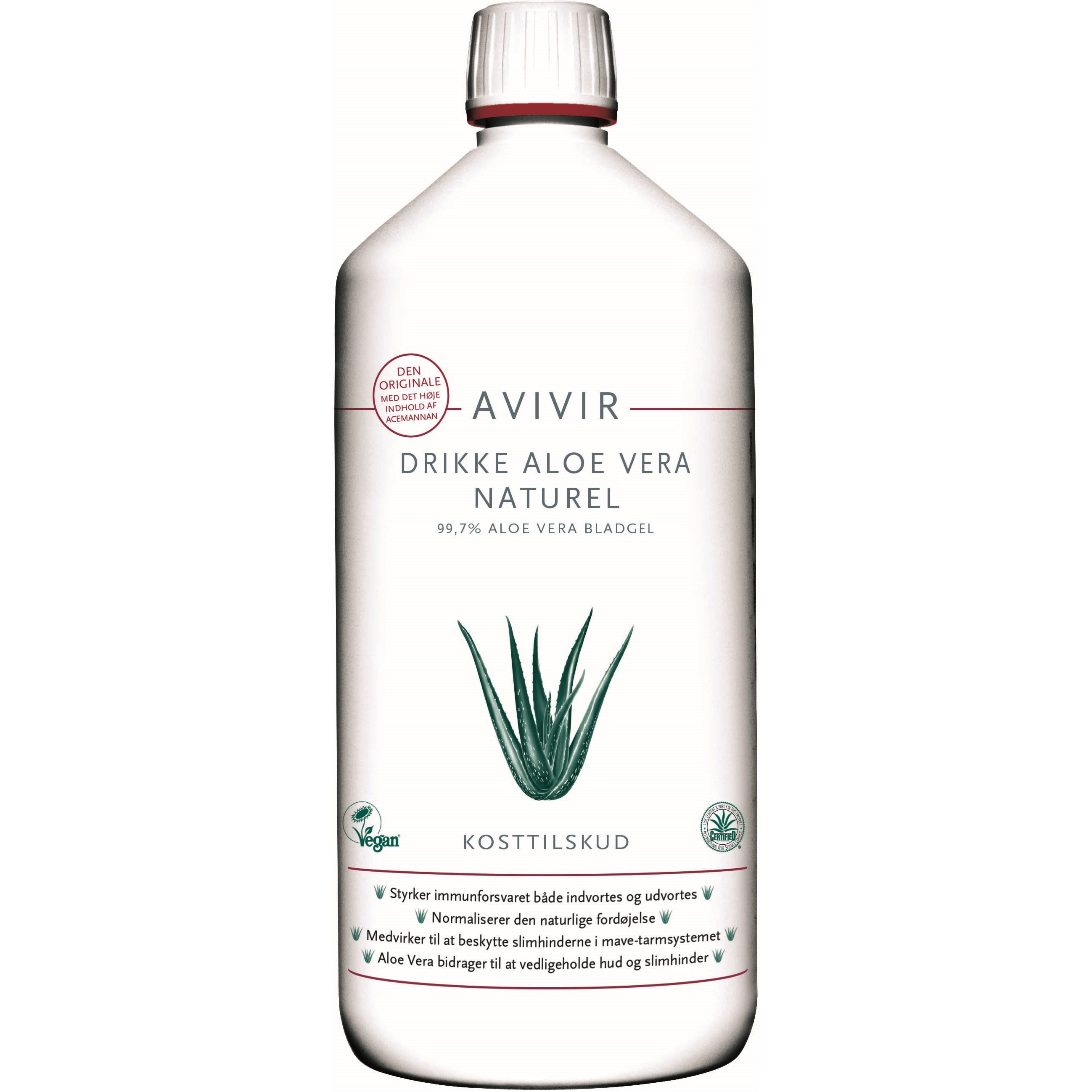 AVIVIR Aloe Vera Juice Natural 1000 ml