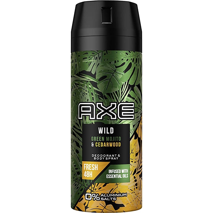 Axe Bodyspray Wild (Green Mojito + Cedarwood)  150 ml
