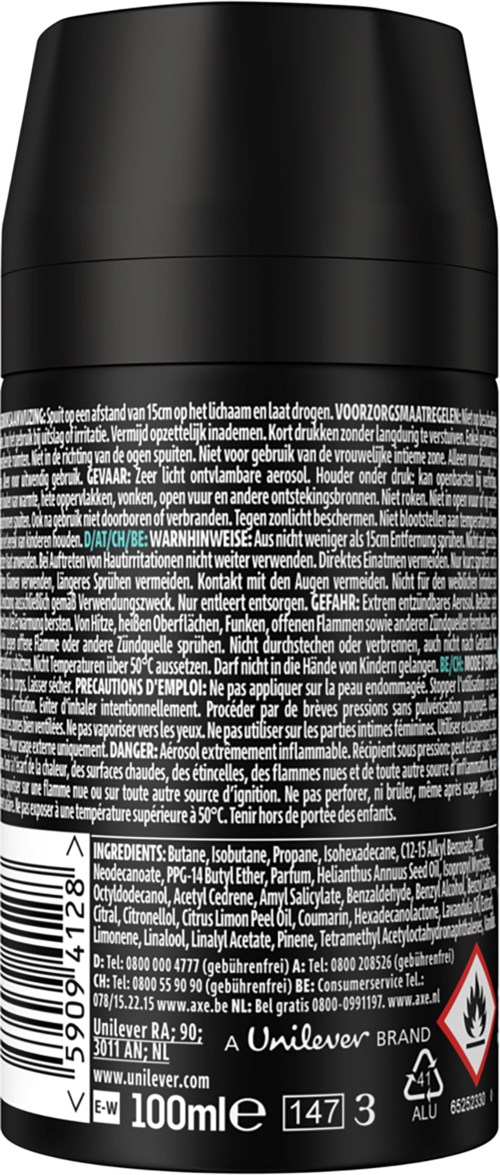 Axe Coconut & Sandalwood Lower Body Deo Spray 100 ml