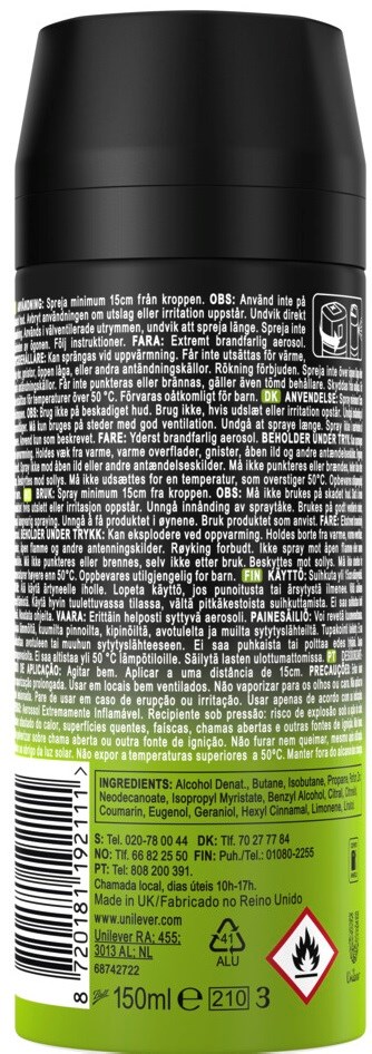 Axe Epic Fresh 48H Non Stop Fresh Deodorant Spray 150 ml