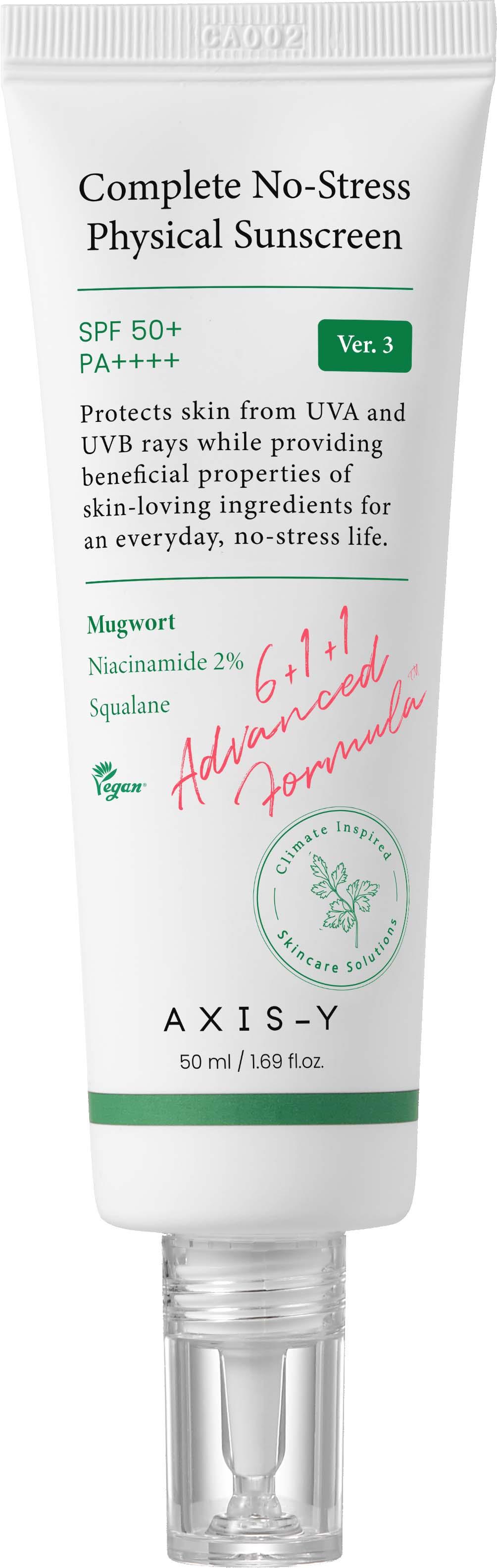 AXIS-Y Complete No-Stress Physical Sunscreen V3 50 ml