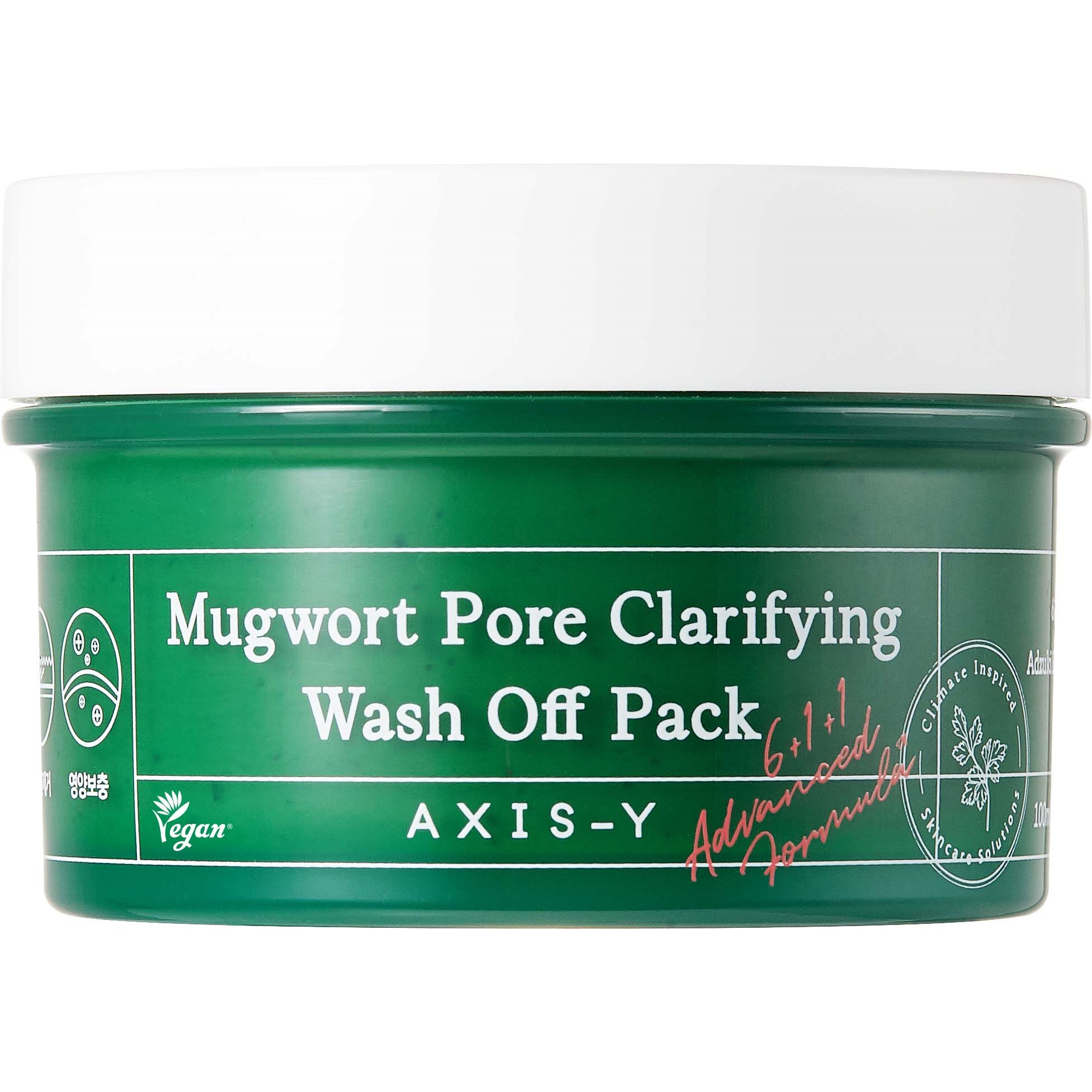AXIS-Y Mugwort Pore Clarifying Wash Off Pack 100 ml billede