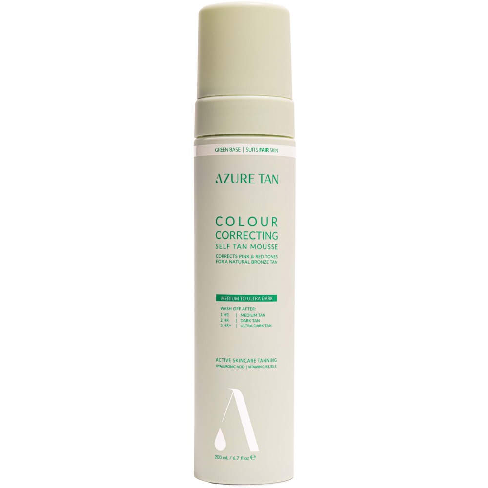 Azure Tan Azure Tan Self Tan Mousse Self Tan Mousse Green Base Medium To Ultra Dark