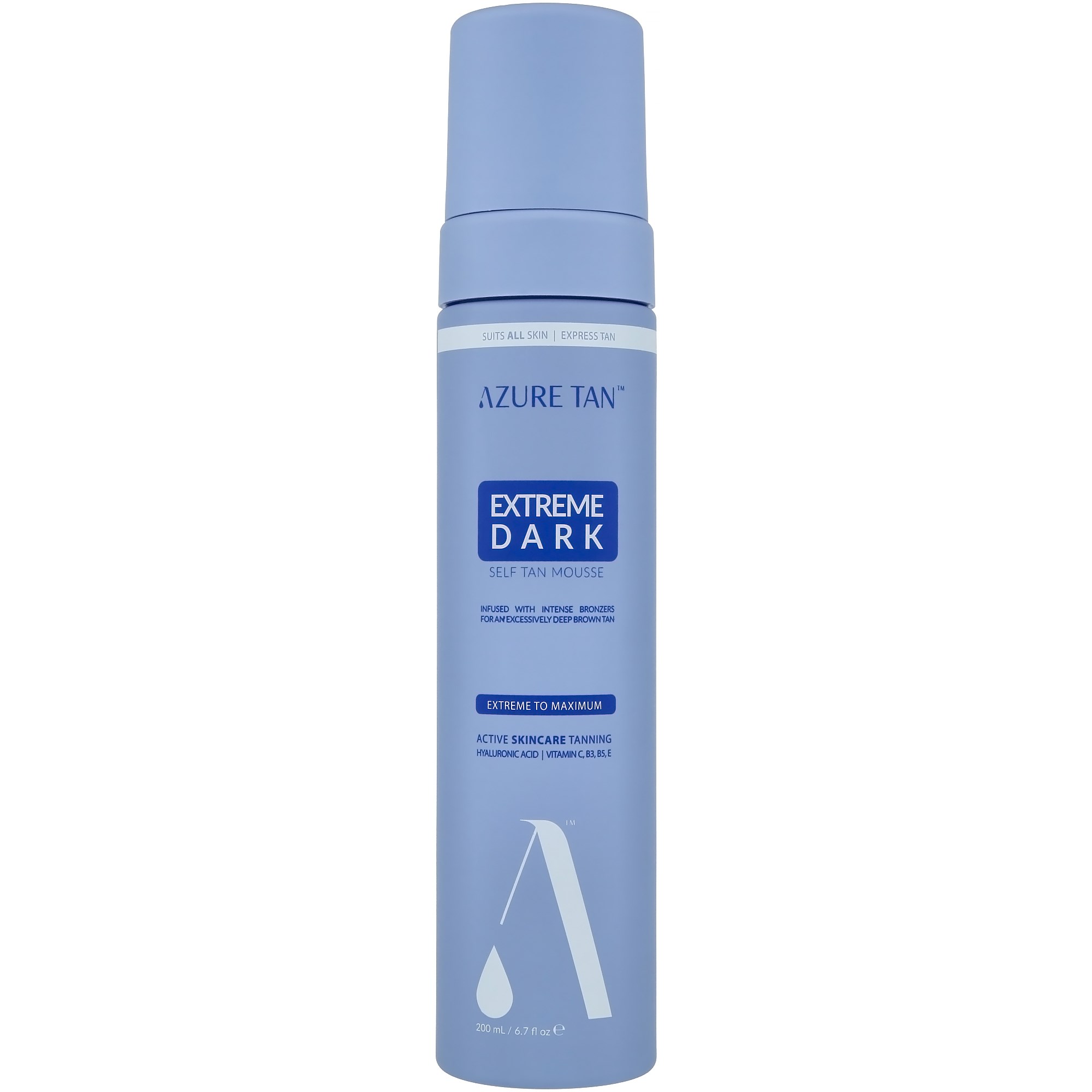 Azure Tan Self Tan Mousse Violet Base Extreme Dark