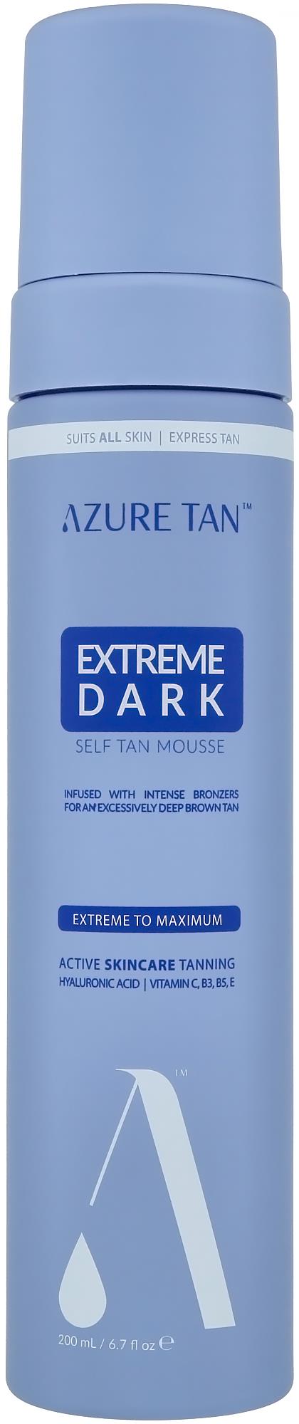 Azure Tan Self Tan Mousse Violet Base Extreme Dark