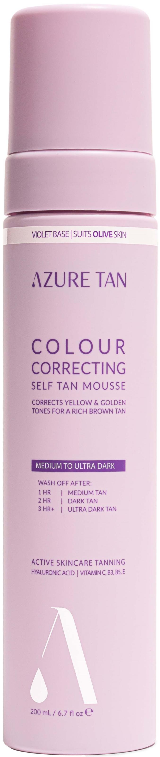 Azure Tan Self Tan Mousse Violet Base Medium To Ultra Dark