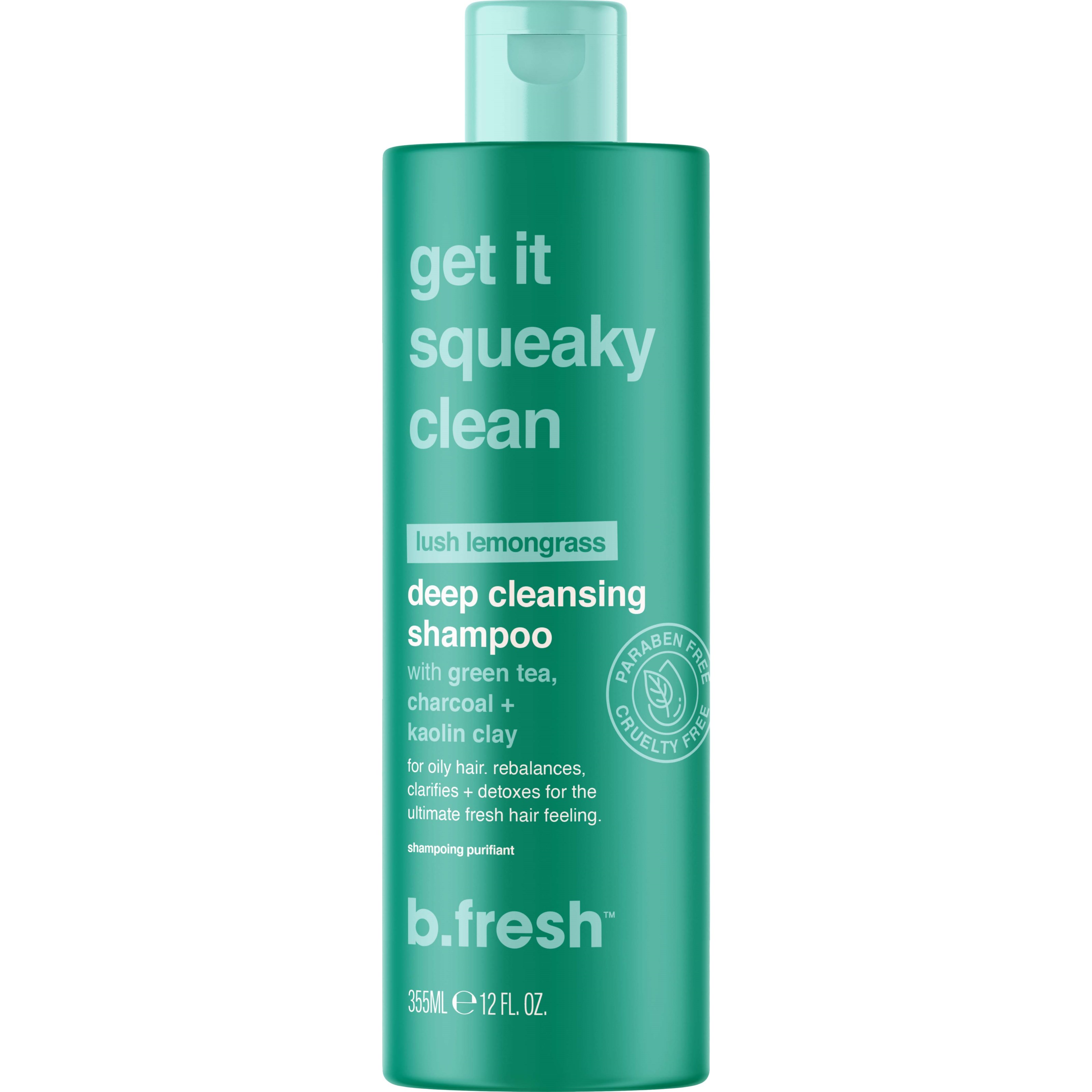 Läs mer om b.fresh Get it squeaky clean deep cleansing shampoo 355 ml