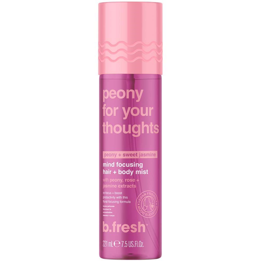 b.fresh Peony For Your Thoughts - Mind Focusing Hair + Body Mist billede