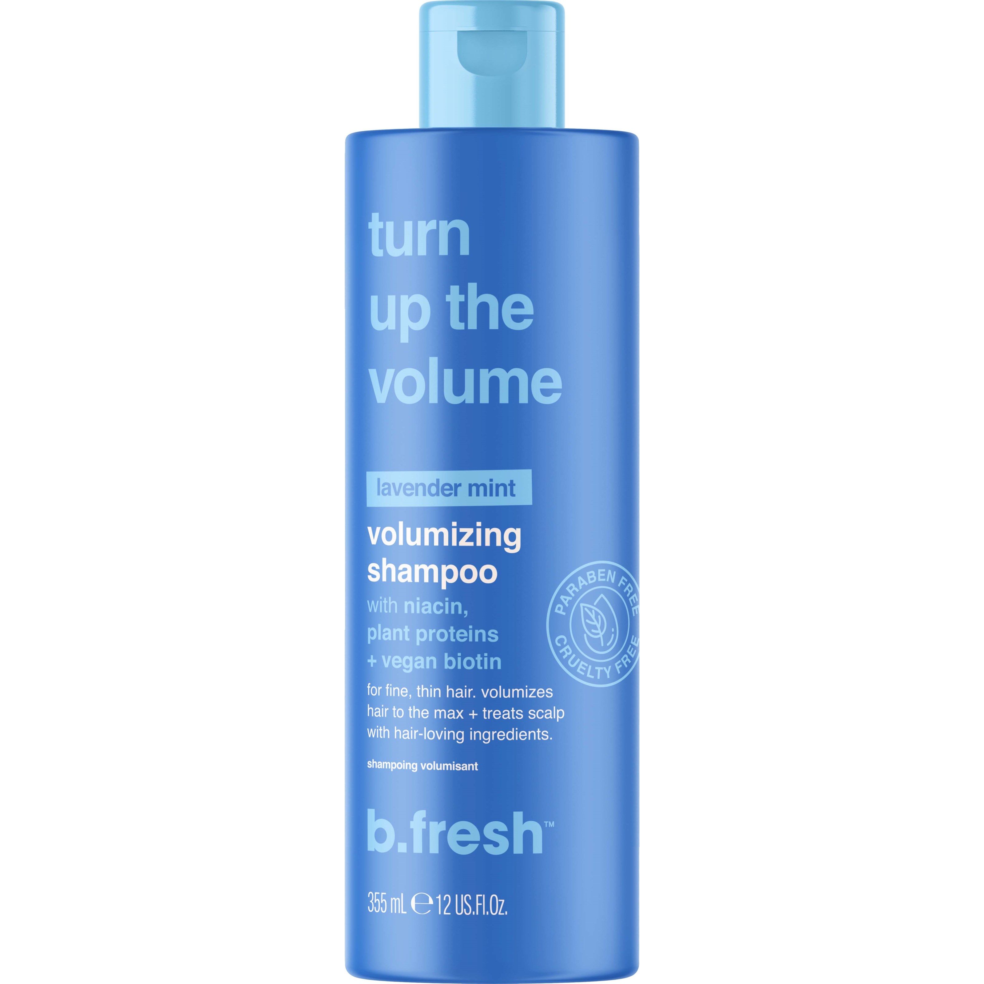 Läs mer om b.fresh Turn up the volume volumizing shampoo 355 ml