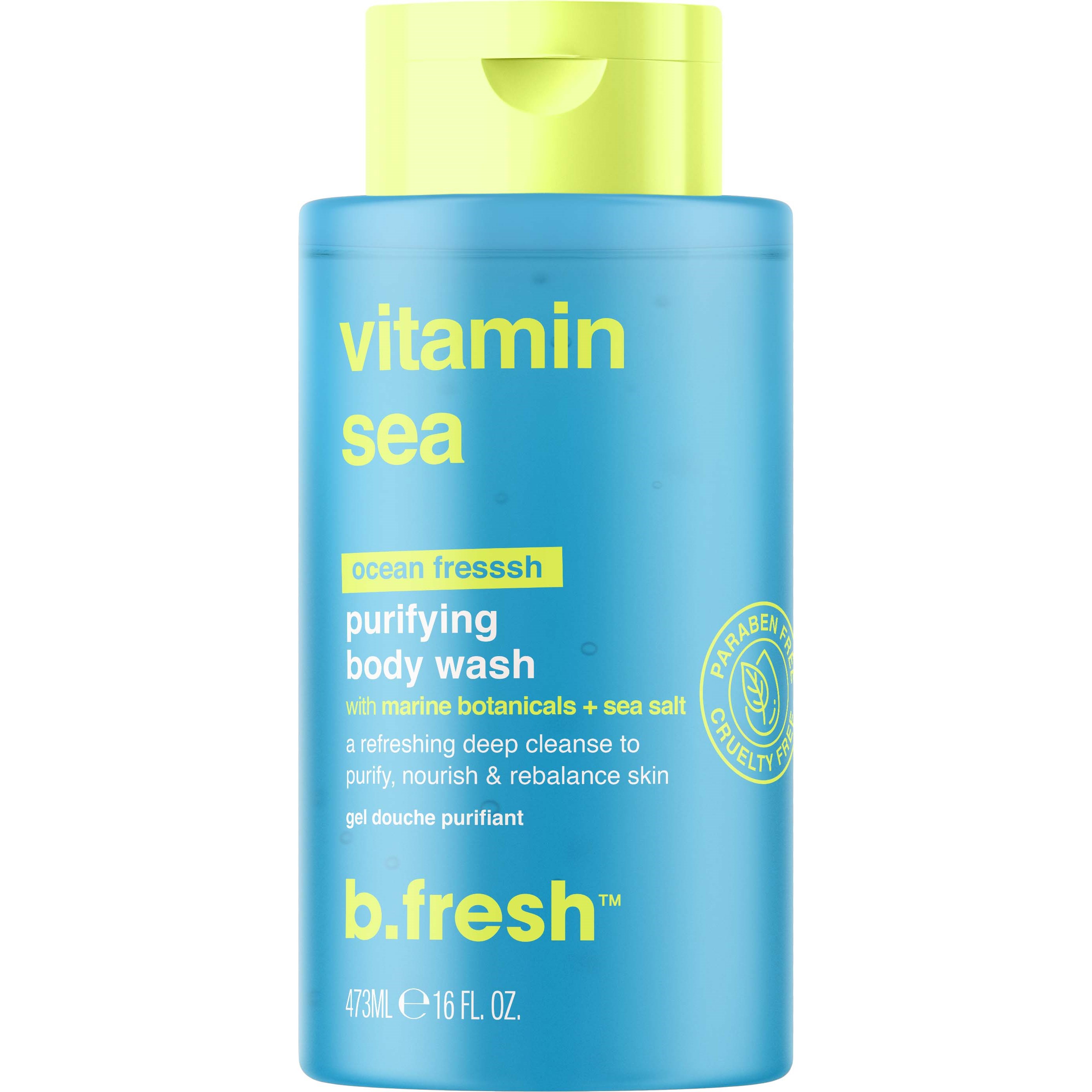 b.fresh Vitamin sea nourishing body wash 473 ml billede