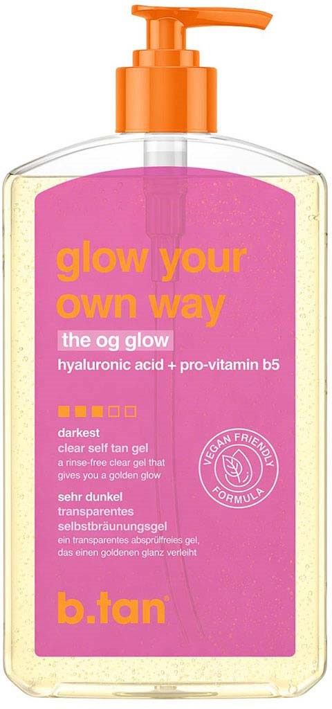 b.tan Glow Your Own Way Clear Self Tan Gel 473 ml