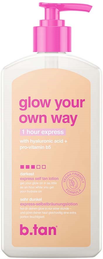 b.tan Glow Your Own Way Express Self Tan Lotion 237 ml