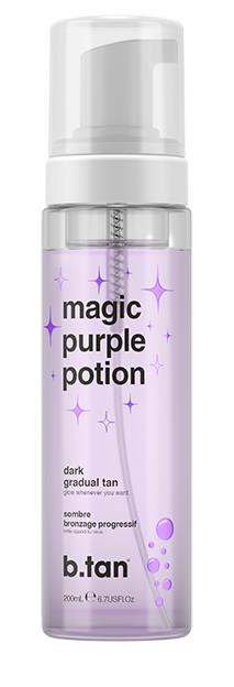 b.tan Magic Purple Potion Gradual Glow Dark Mousse 200ml