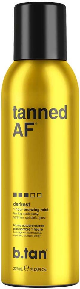 b.tan Tanned AF Self Tan Bronzing Mist 207 ml