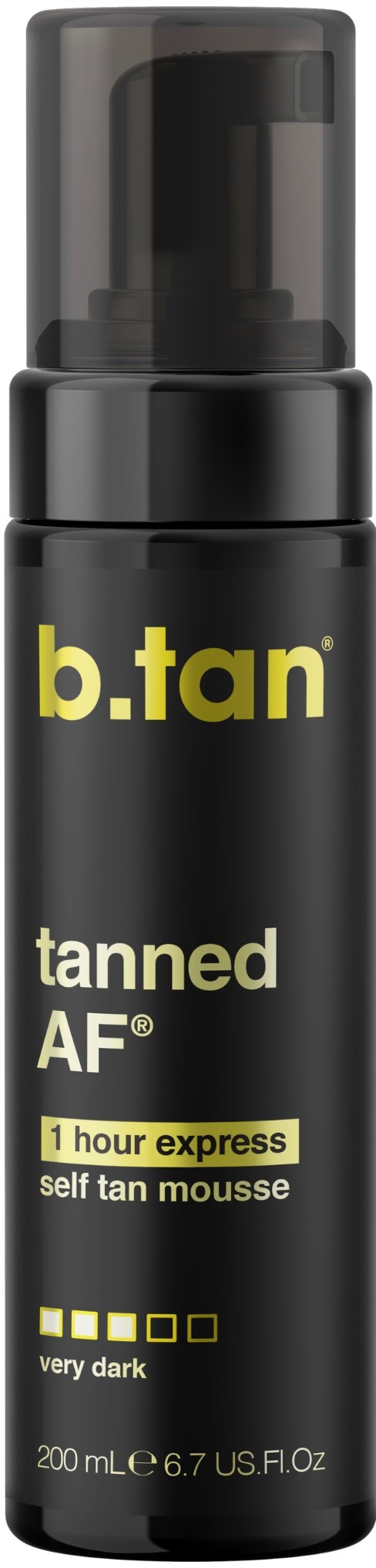b.tan Tanned AF Self Tan Mousse 200 ml
