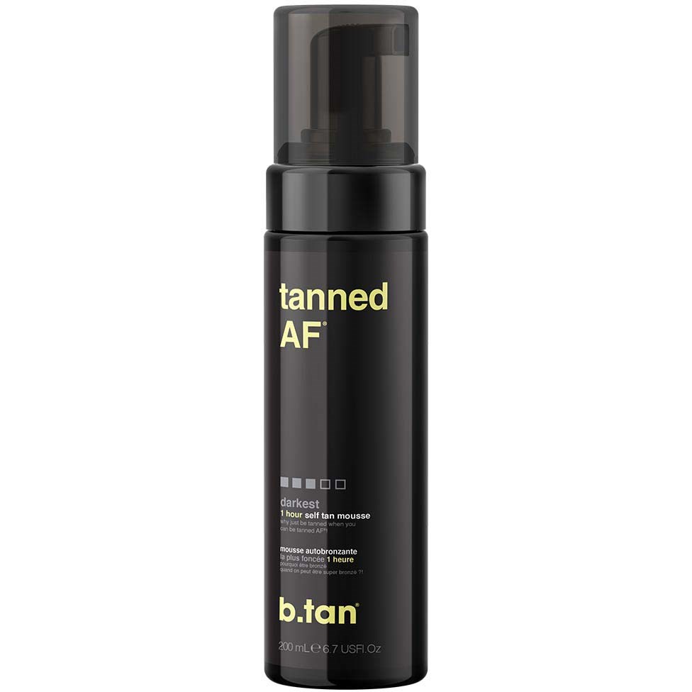 B-tan Tanned AF Self Tan Mousse 200 ml billede