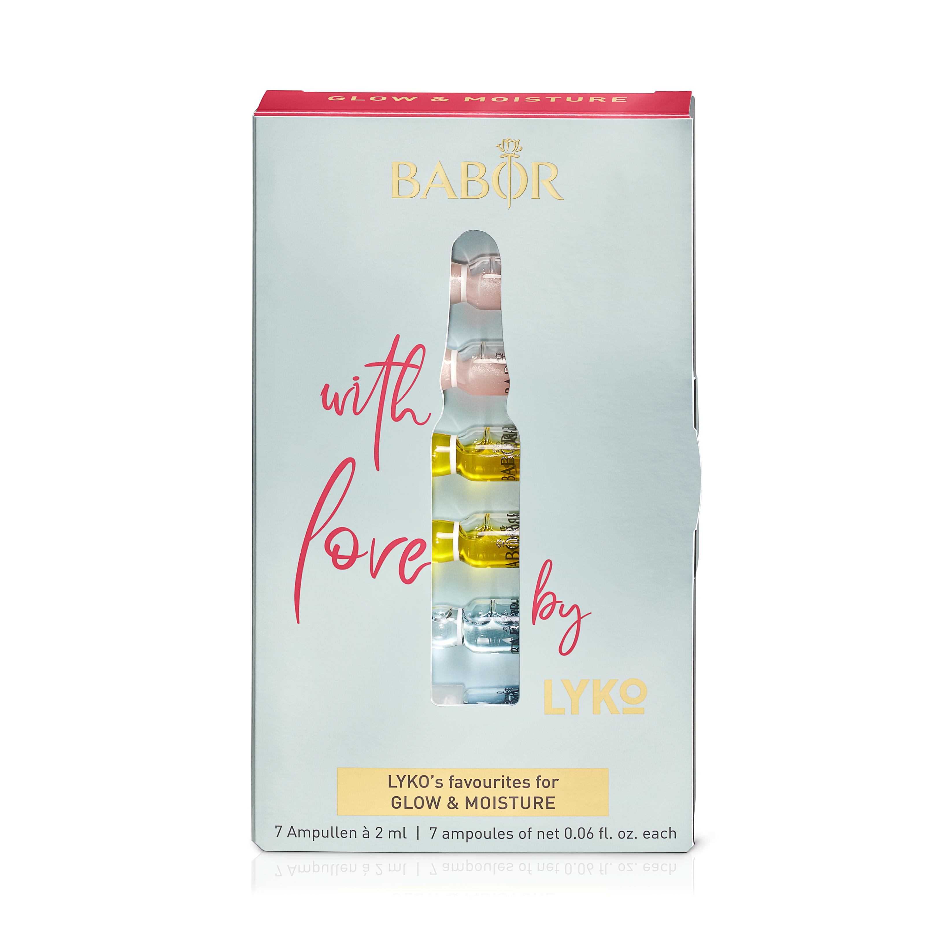 BABOR Ampoules Glow & Moisture With Love By LYKO & BABOR