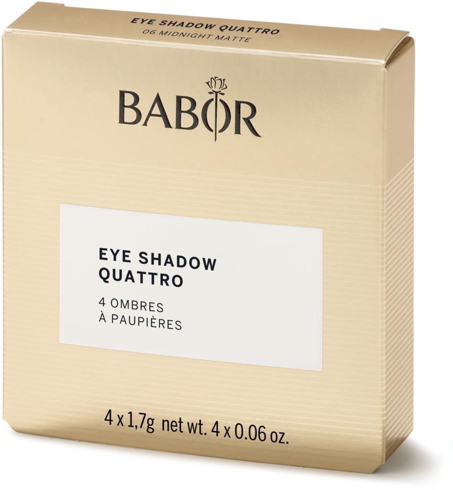 BABOR Eye Shadow Quattro 06 Midnight Matte 6g
