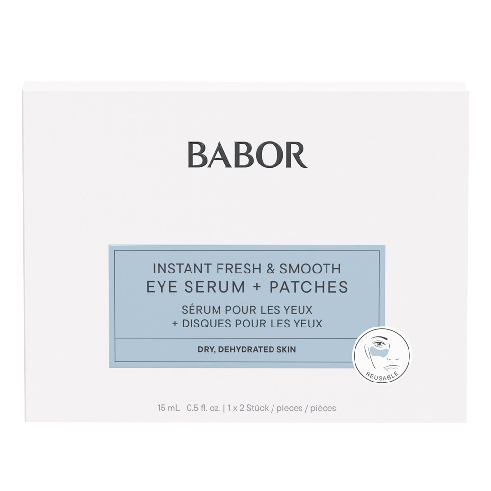 Läs mer om BABOR Skinovage Instant Fresh & Smooth Eye Serum + Patches
