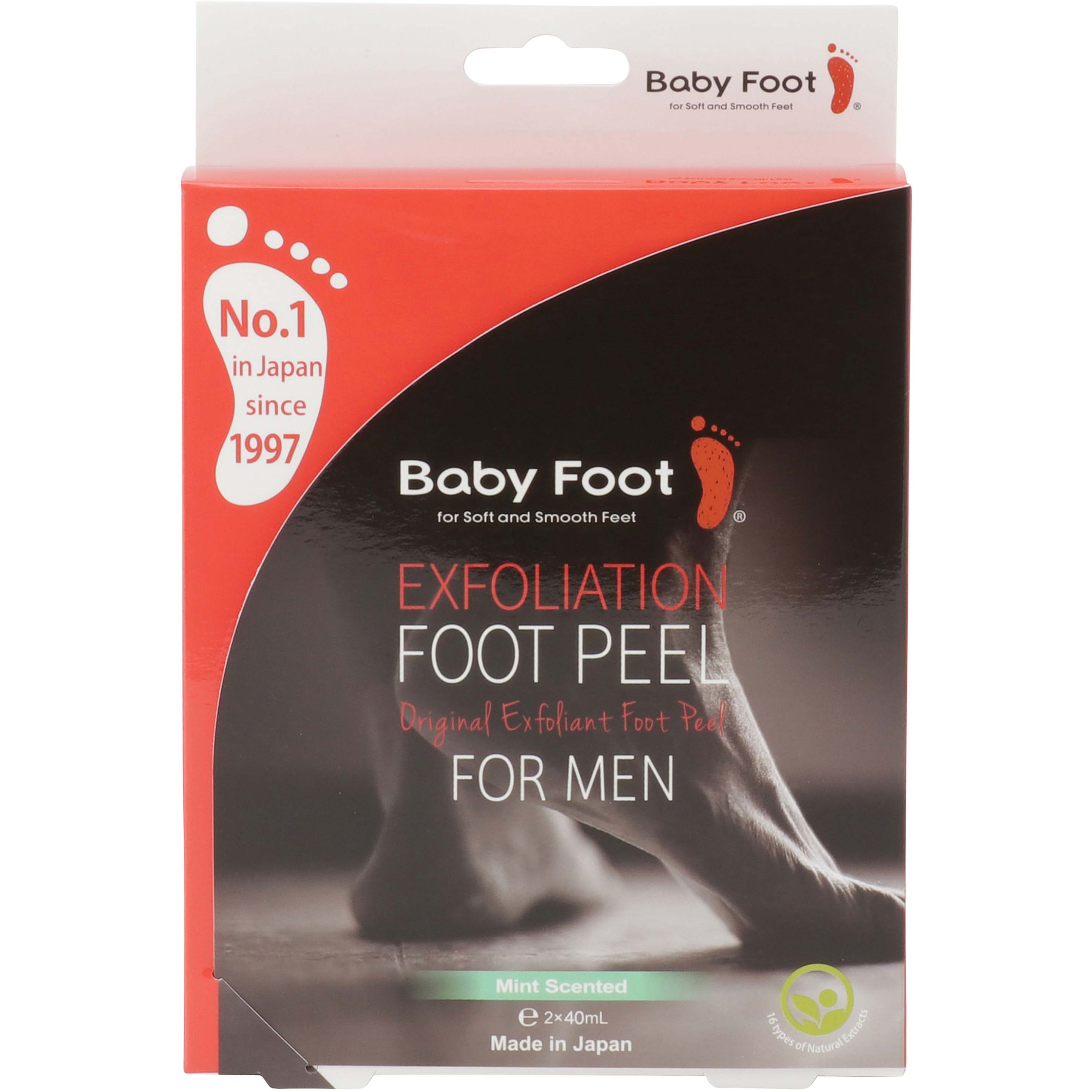 Läs mer om Baby Foot Exfoliation Foot Peel For Men