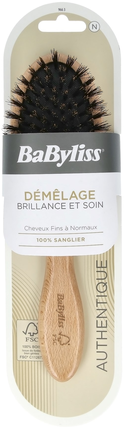 BaByliss Paris Accessories 791966 Paddelborste Vildsvin