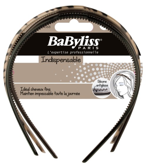 BaByliss Paris Accessories Indispensable 794568 Diadem anti-glid 3 st