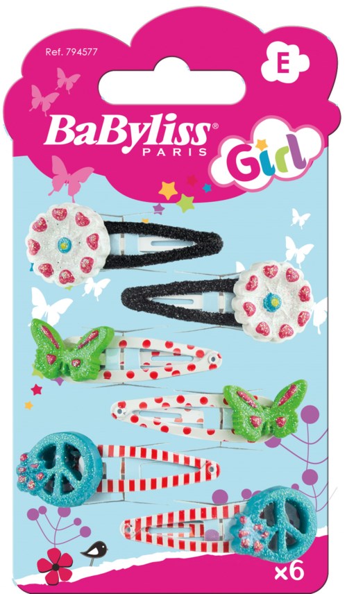 BaByliss Paris Accessories Girl 794577 Hair Clip 6 stk kids