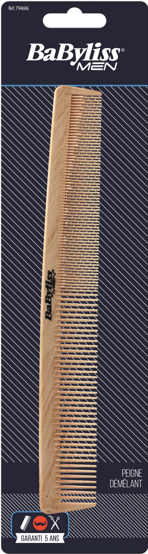 BaByliss Paris Accessories 794686 Lång Kam Herr