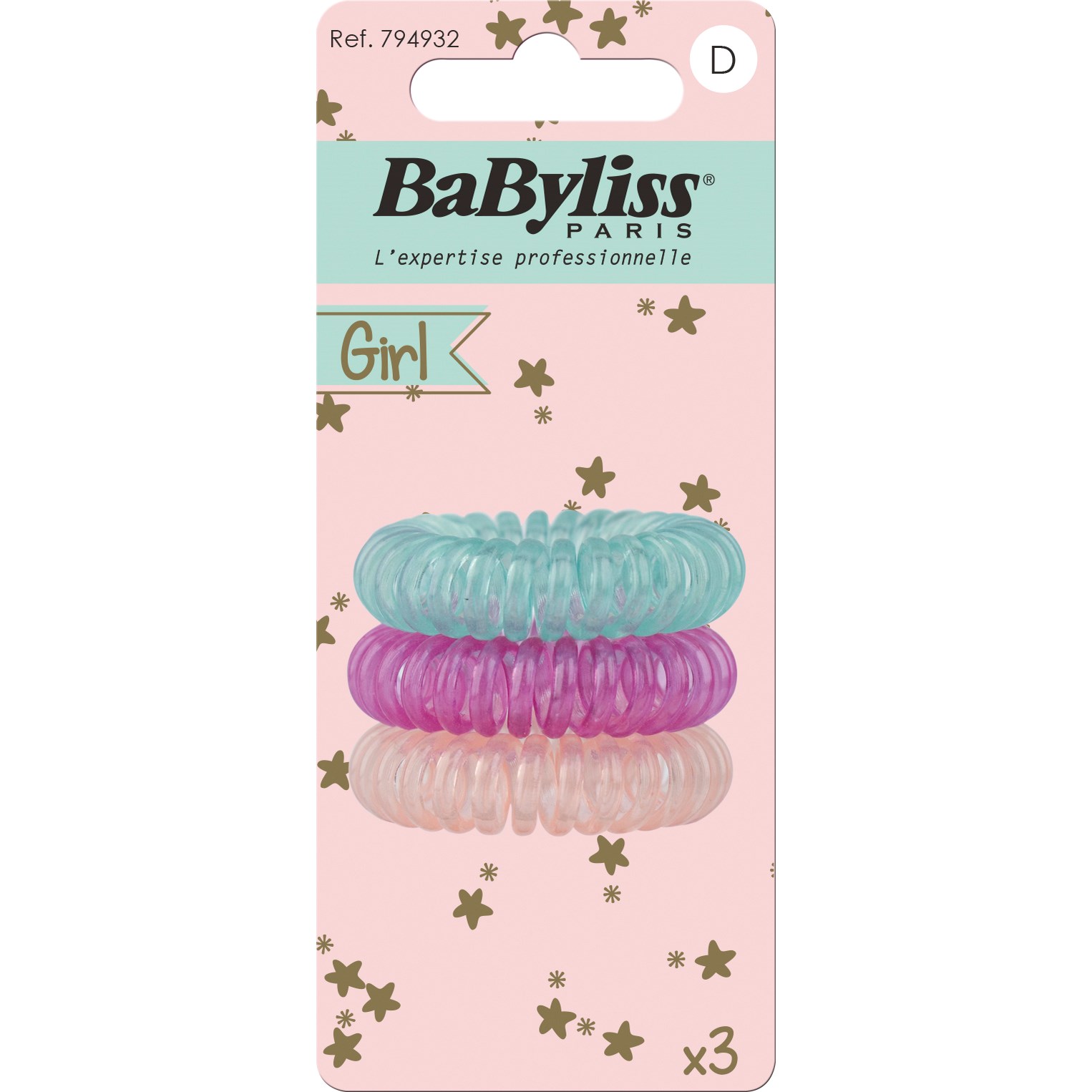 Bilde av Babyliss Paris Accessories 794932 Spiral Hair Ties Kids Dream