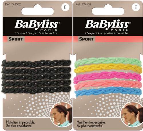 BaByliss Paris Accessories Sport Flätad Snodd 5 St