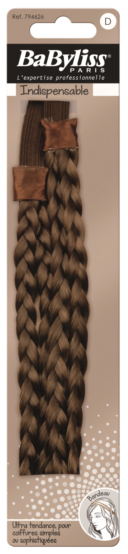 BaByliss Paris Accessories Hårband fläta dubbel