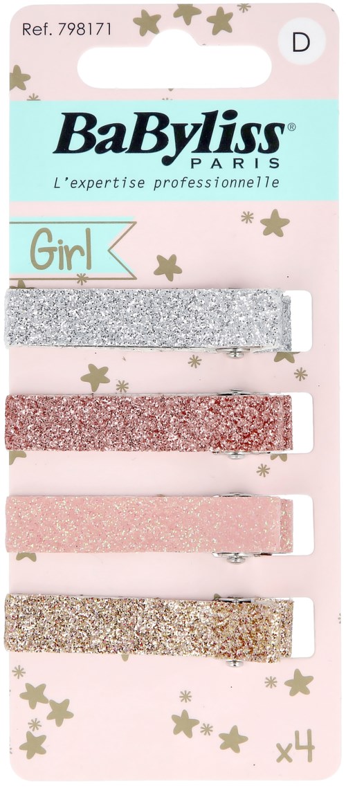 BaByliss Paris Accessories Hårclips Glitter Kids 4 st