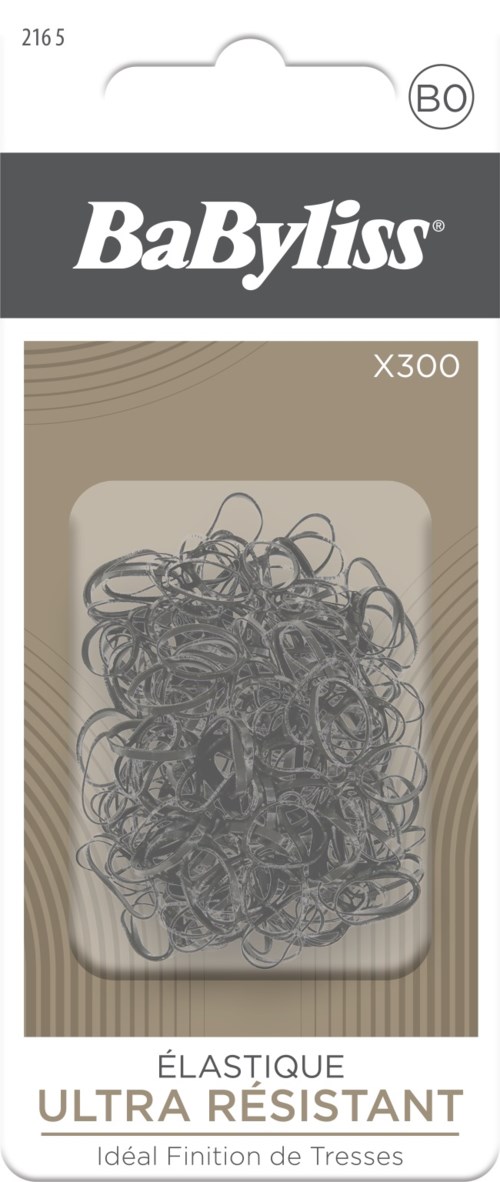 BaByliss Paris Accessories Micro Hair Tie Black 300 pcs