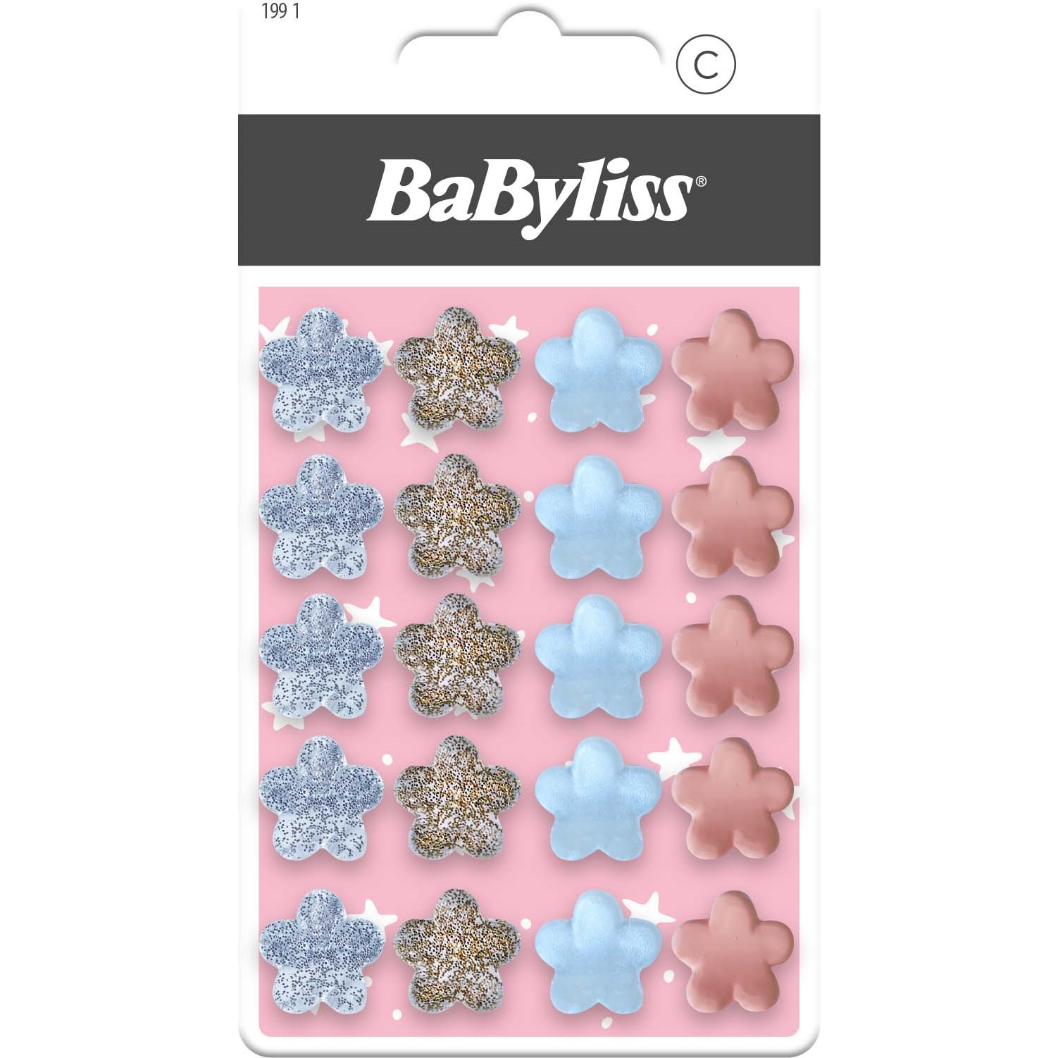 Läs mer om BaByliss Paris Accessories Mini Flower-shaped Clips Kids 20 st
