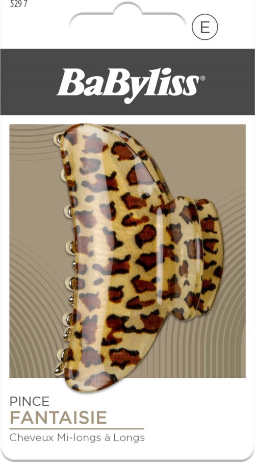 BaByliss Paris Accessories Jaw Clip with Leopard Print